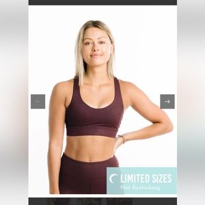 Zyia Fig Vibration Light n Tight Strappy Bra